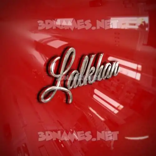 lalkhan in Car Paint style - 3D name wallpaper lalkhan in Car Paint style - 3D name wallpaper