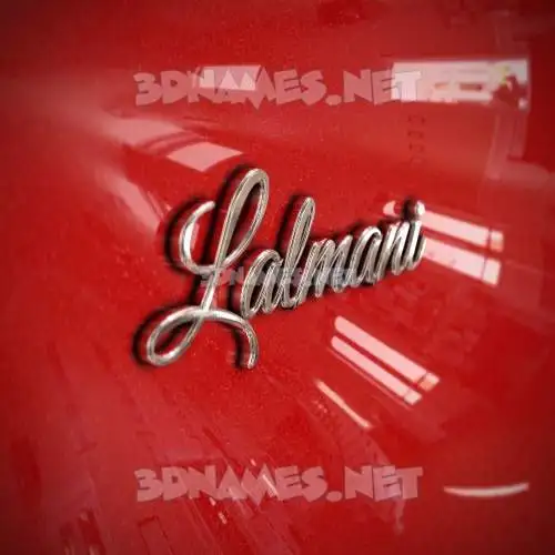 lalmani in Car Paint style - 3D name wallpaper lalmani in Car Paint style - 3D name wallpaper