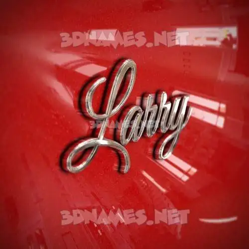 larry in Car Paint style - 3D name wallpaper larry in Car Paint style - 3D name wallpaper