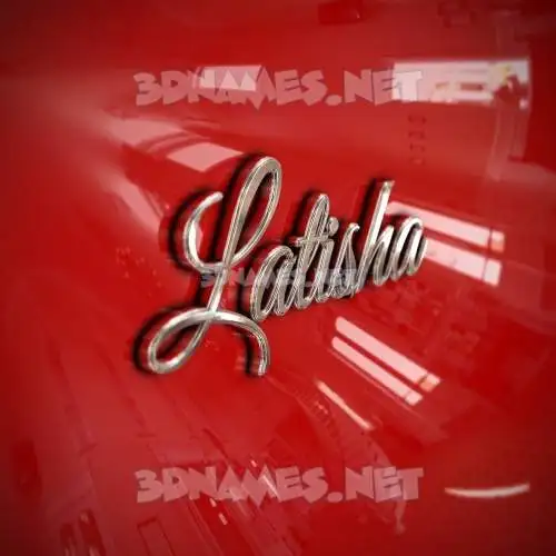 latisha in Car Paint style - 3D name wallpaper latisha in Car Paint style - 3D name wallpaper