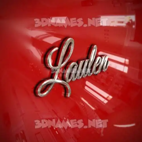 laulen in Car Paint style - 3D name wallpaper laulen in Car Paint style - 3D name wallpaper