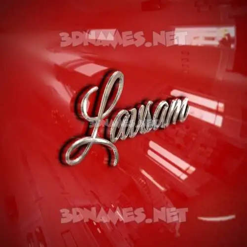 lavsam in Car Paint style - 3D name wallpaper lavsam in Car Paint style - 3D name wallpaper