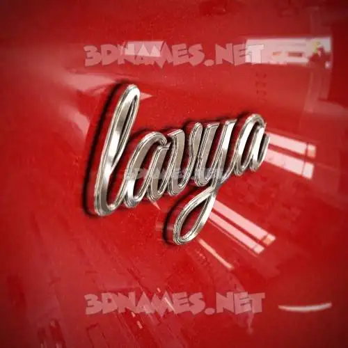 lavya in Car Paint style - 3D name wallpaper