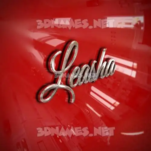leasha in Car Paint style - 3D name wallpaper leasha in Car Paint style - 3D name wallpaper