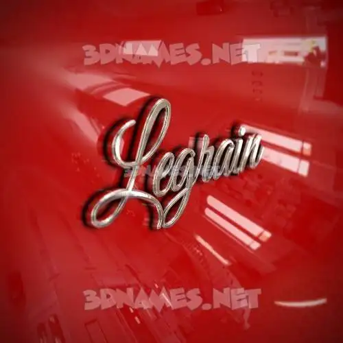 legrain in Car Paint style - 3D name wallpaper legrain in Car Paint style - 3D name wallpaper