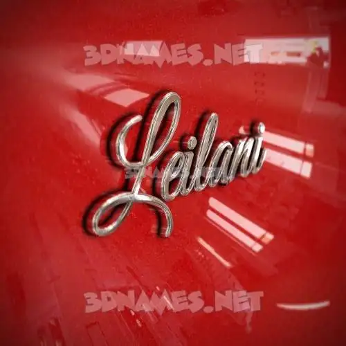 leilani in Car Paint style - 3D name wallpaper leilani in Car Paint style - 3D name wallpaper