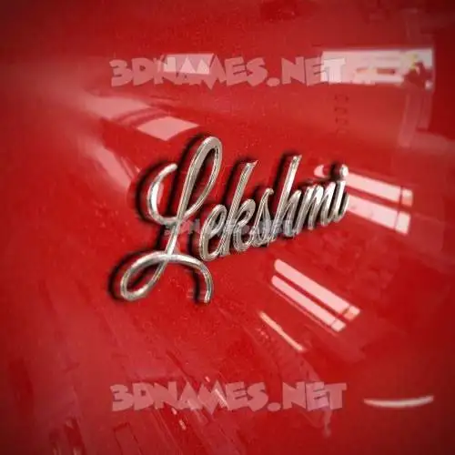 lekshmi in Car Paint style - 3D name wallpaper lekshmi in Car Paint style - 3D name wallpaper