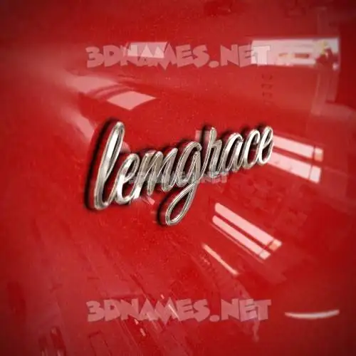 lemgrace in Car Paint style - 3D name wallpaper lemgrace in Car Paint style - 3D name wallpaper