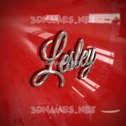 lesley in Car Paint style - 3D name wallpaper lesley in Car Paint style - 3D name wallpaper