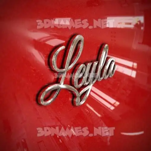 leyla in Car Paint style - 3D name wallpaper leyla in Car Paint style - 3D name wallpaper