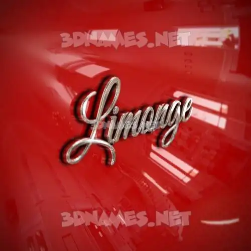 limonge in Car Paint style - 3D name wallpaper limonge in Car Paint style - 3D name wallpaper