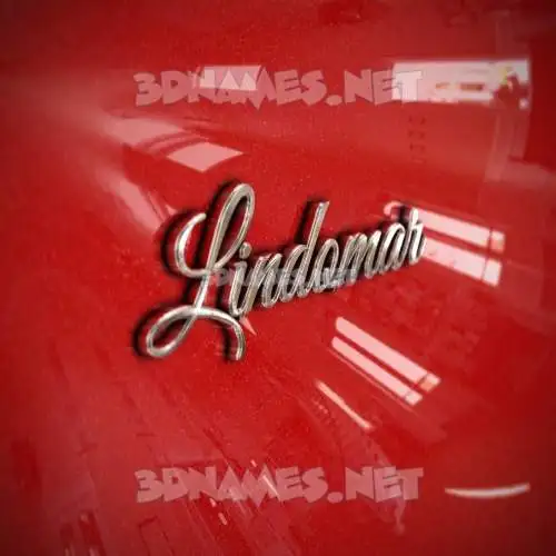 lindomar in Car Paint style - 3D name wallpaper lindomar in Car Paint style - 3D name wallpaper