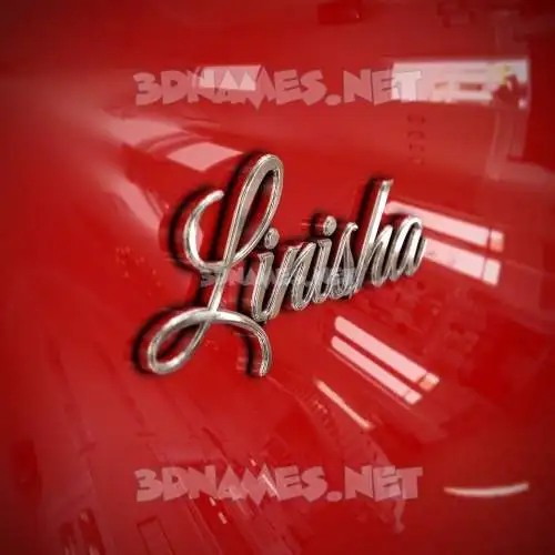 linisha in Car Paint style - 3D name wallpaper linisha in Car Paint style - 3D name wallpaper