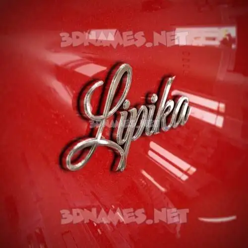 lipika in Car Paint style - 3D name wallpaper lipika in Car Paint style - 3D name wallpaper