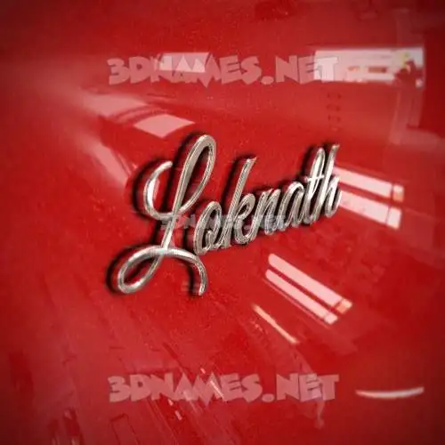loknath in Car Paint style - 3D name wallpaper loknath in Car Paint style - 3D name wallpaper