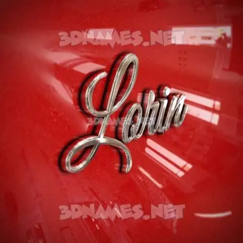 lorin in Car Paint style - 3D name wallpaper lorin in Car Paint style - 3D name wallpaper