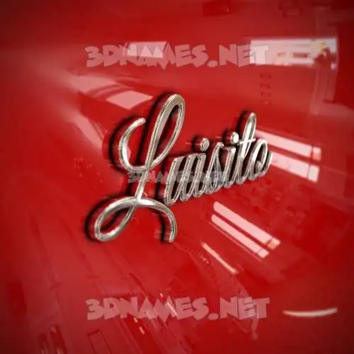 luisito in Car Paint style - 3D name wallpaper luisito in Car Paint style - 3D name wallpaper