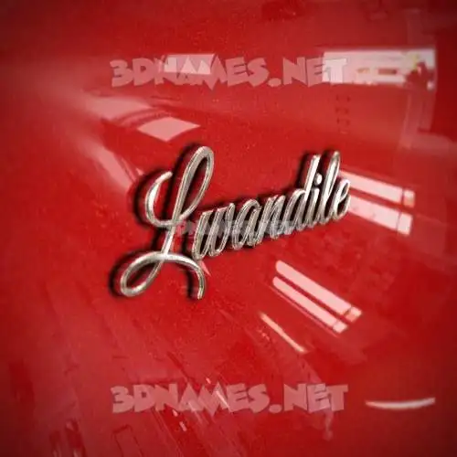 lwandile in Car Paint style - 3D name wallpaper lwandile in Car Paint style - 3D name wallpaper
