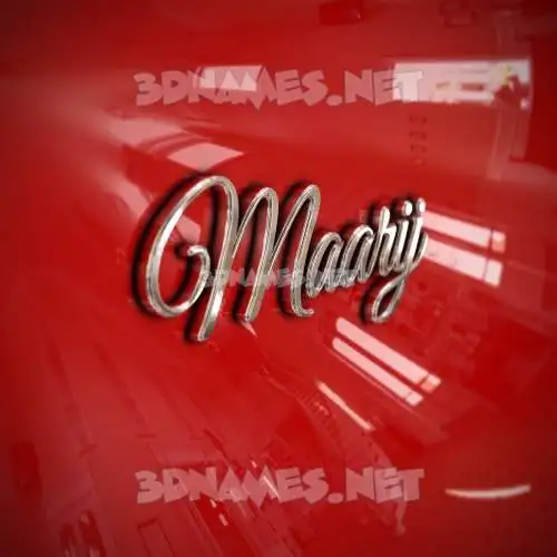 maarij in Car Paint style - 3D name wallpaper maarij in Car Paint style - 3D name wallpaper