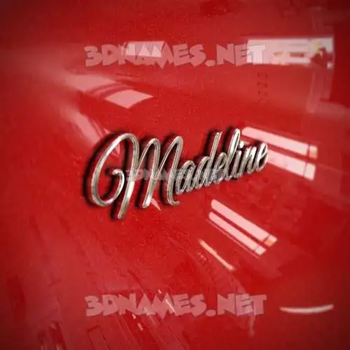 madeline in Car Paint style - 3D name wallpaper madeline in Car Paint style - 3D name wallpaper