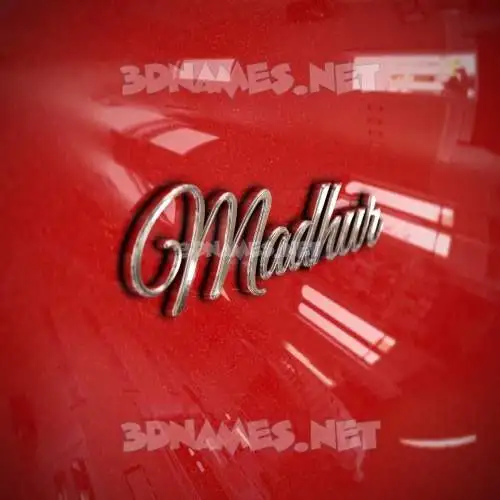 madhur in Car Paint style - 3D name wallpaper madhur in Car Paint style - 3D name wallpaper