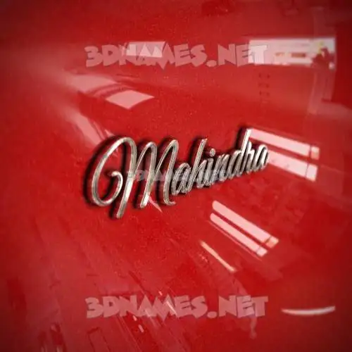 mahindra in Car Paint style - 3D name wallpaper mahindra in Car Paint style - 3D name wallpaper