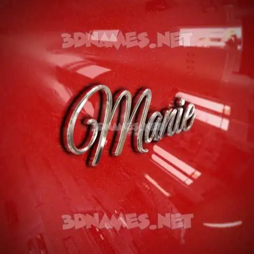 manie in Car Paint style - 3D name wallpaper manie in Car Paint style - 3D name wallpaper