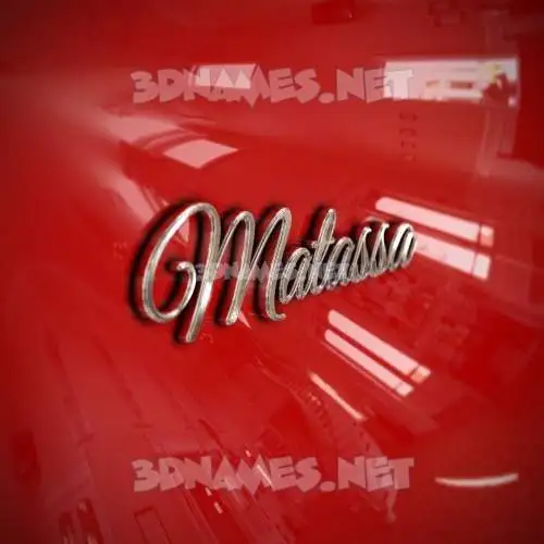 matassa in Car Paint style - 3D name wallpaper matassa in Car Paint style - 3D name wallpaper