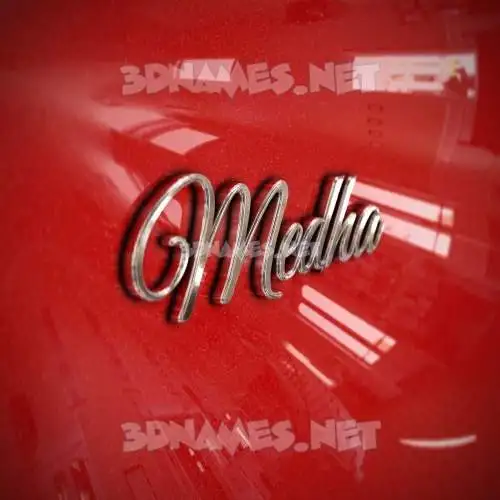 medha in Car Paint style - 3D name wallpaper medha in Car Paint style - 3D name wallpaper