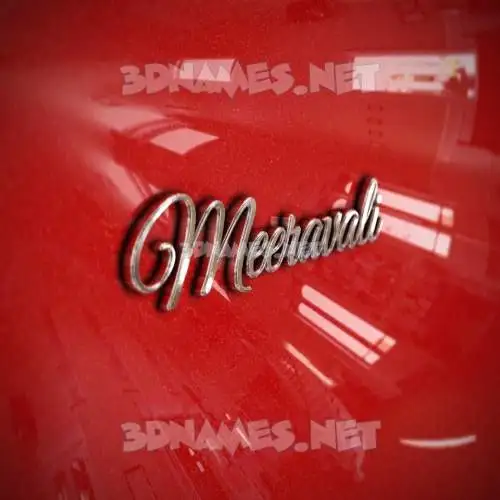 meeravali in Car Paint style - 3D name wallpaper meeravali in Car Paint style - 3D name wallpaper
