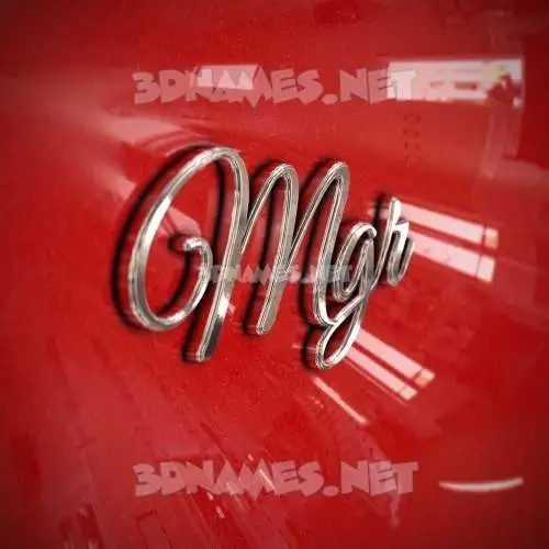 mgr in Car Paint style - 3D name wallpaper mgr in Car Paint style - 3D name wallpaper