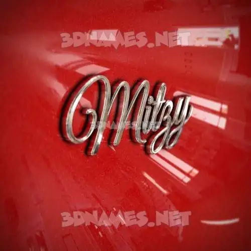 mitzy in Car Paint style - 3D name wallpaper mitzy in Car Paint style - 3D name wallpaper