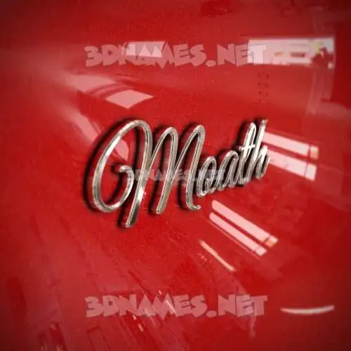 moath in Car Paint style - 3D name wallpaper moath in Car Paint style - 3D name wallpaper