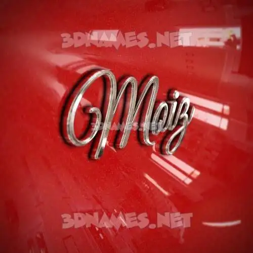 moiz in Car Paint style - 3D name wallpaper moiz in Car Paint style - 3D name wallpaper