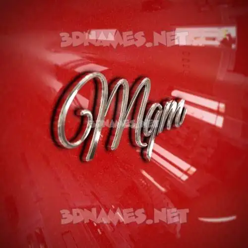mqm in Car Paint style - 3D name wallpaper mqm in Car Paint style - 3D name wallpaper