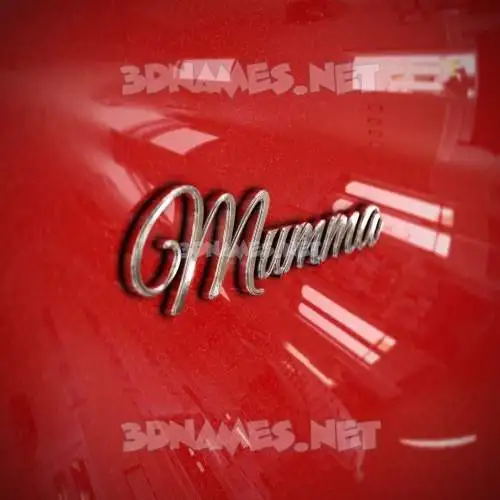 mumma in Car Paint style - 3D name wallpaper mumma in Car Paint style - 3D name wallpaper