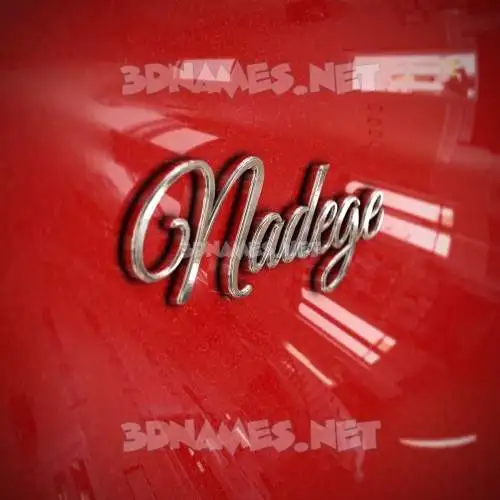 nadege in Car Paint style - 3D name wallpaper nadege in Car Paint style - 3D name wallpaper