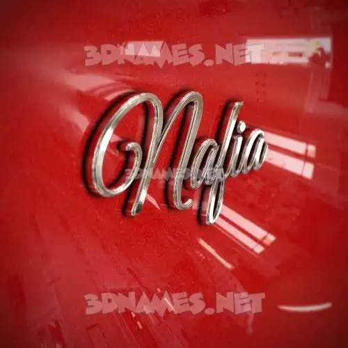 nafia in Car Paint style - 3D name wallpaper nafia in Car Paint style - 3D name wallpaper