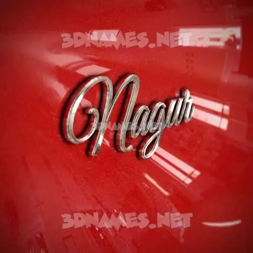 nagur in Car Paint style - 3D name wallpaper nagur in Car Paint style - 3D name wallpaper