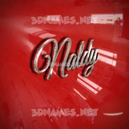 naldy in Car Paint style - 3D name wallpaper naldy in Car Paint style - 3D name wallpaper