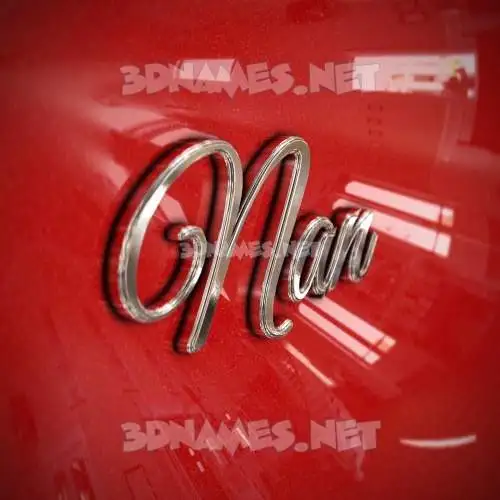 nan in Car Paint style - 3D name wallpaper nan in Car Paint style - 3D name wallpaper