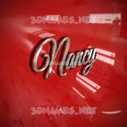nancy in Car Paint style - 3D name wallpaper nancy in Car Paint style - 3D name wallpaper