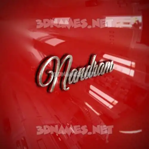 nandram in Car Paint style - 3D name wallpaper nandram in Car Paint style - 3D name wallpaper