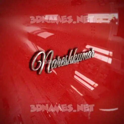nareshkumar in Car Paint style - 3D name wallpaper