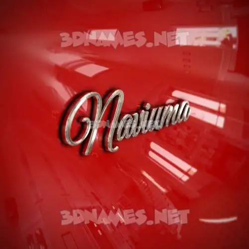 naviuma in Car Paint style - 3D name wallpaper naviuma in Car Paint style - 3D name wallpaper