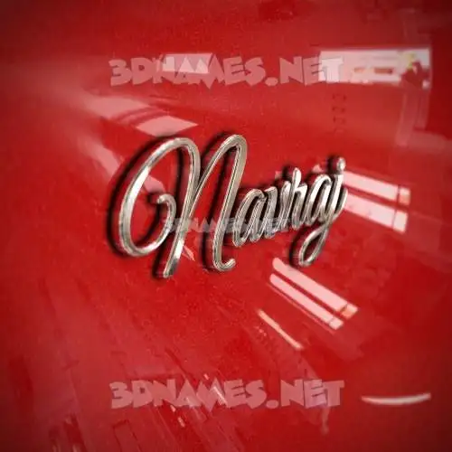 navraj in Car Paint style - 3D name wallpaper