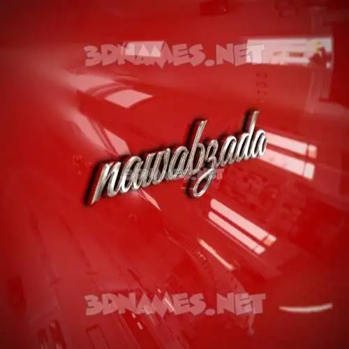 nawabzada in Car Paint style - 3D name wallpaper nawabzada in Car Paint style - 3D name wallpaper