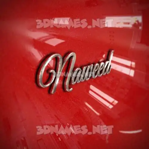 naweed in Car Paint style - 3D name wallpaper naweed in Car Paint style - 3D name wallpaper