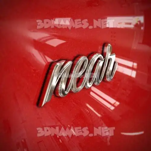 near in Car Paint style - 3D name wallpaper near in Car Paint style - 3D name wallpaper
