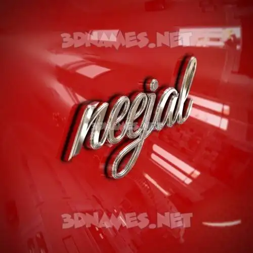 neejal in Car Paint style - 3D name wallpaper neejal in Car Paint style - 3D name wallpaper